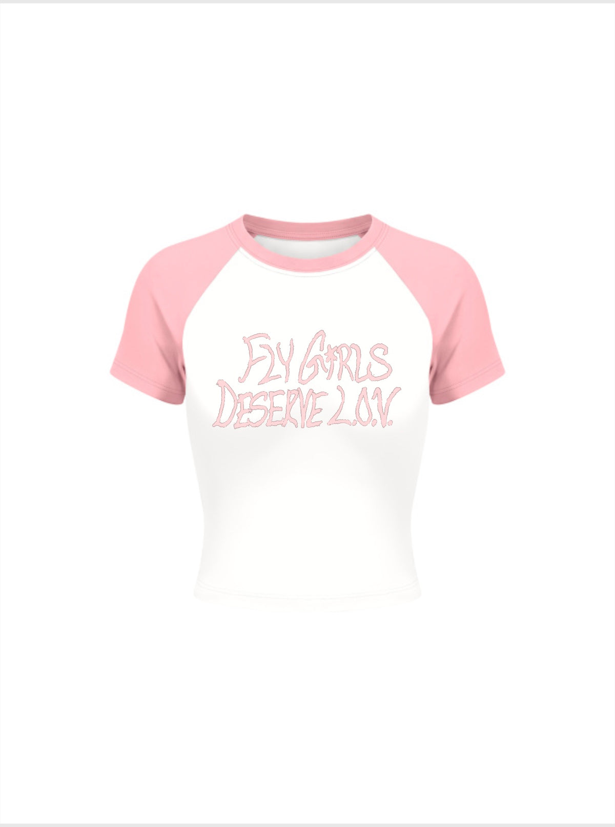 FLY GIRL "CROPPED" T-SHIRT