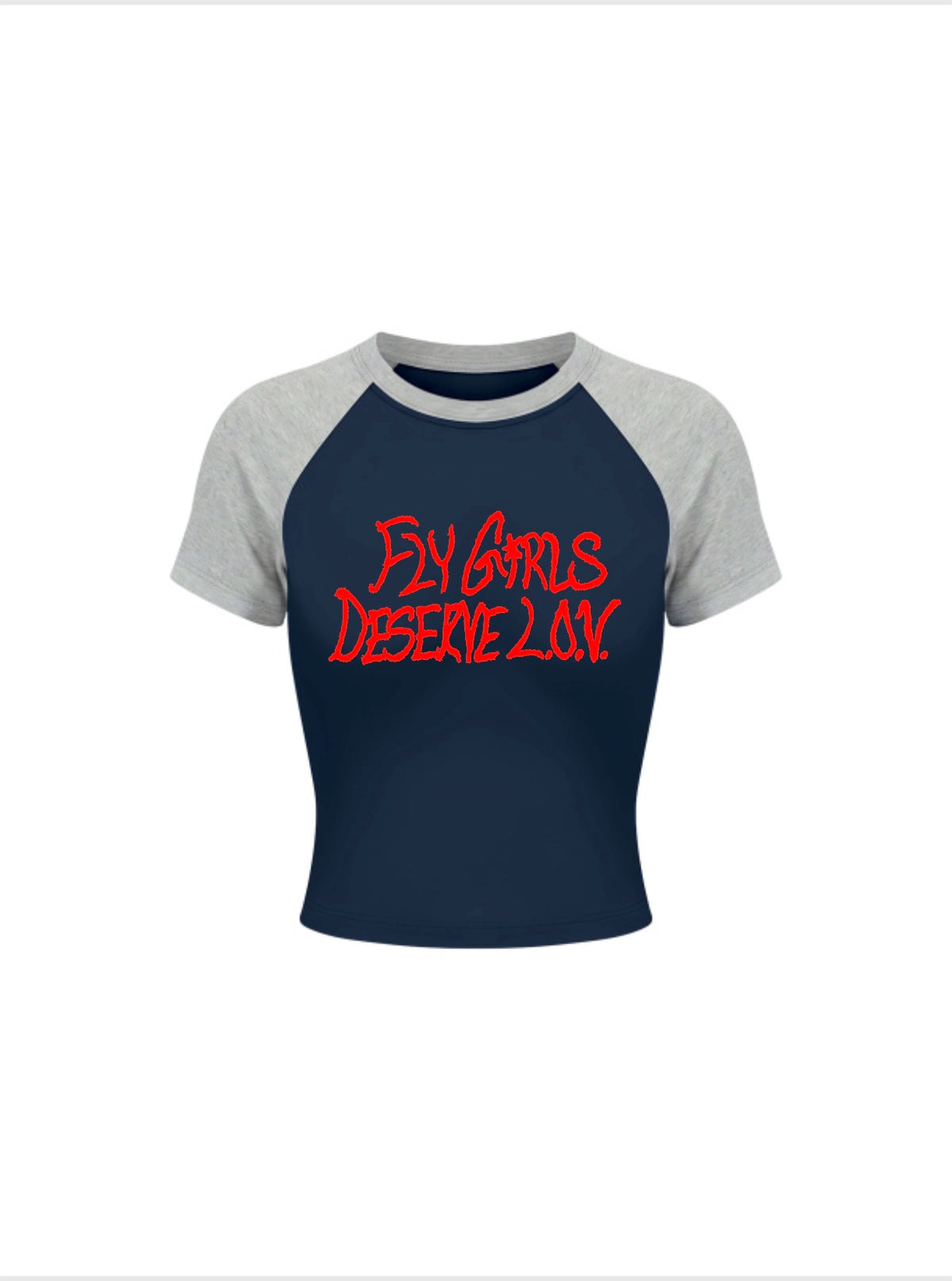 FLY GIRL "CROPPED" T-SHIRT