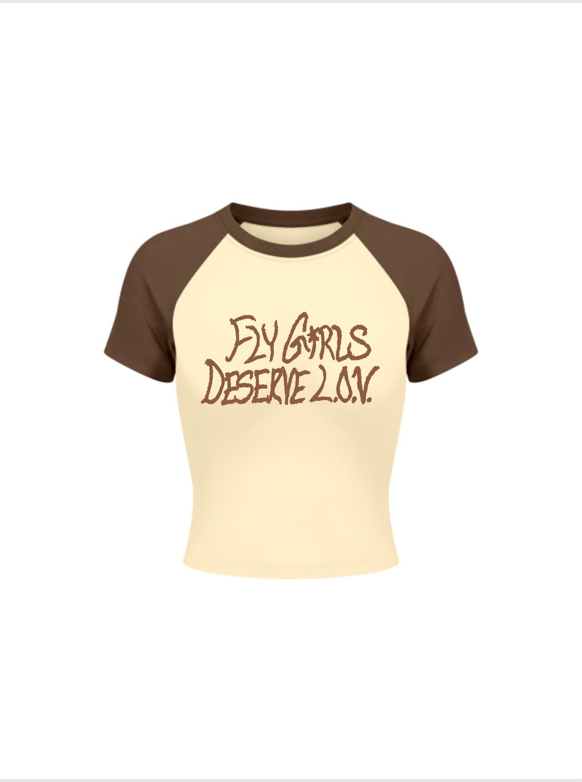 FLY GIRL "CROPPED" T-SHIRT