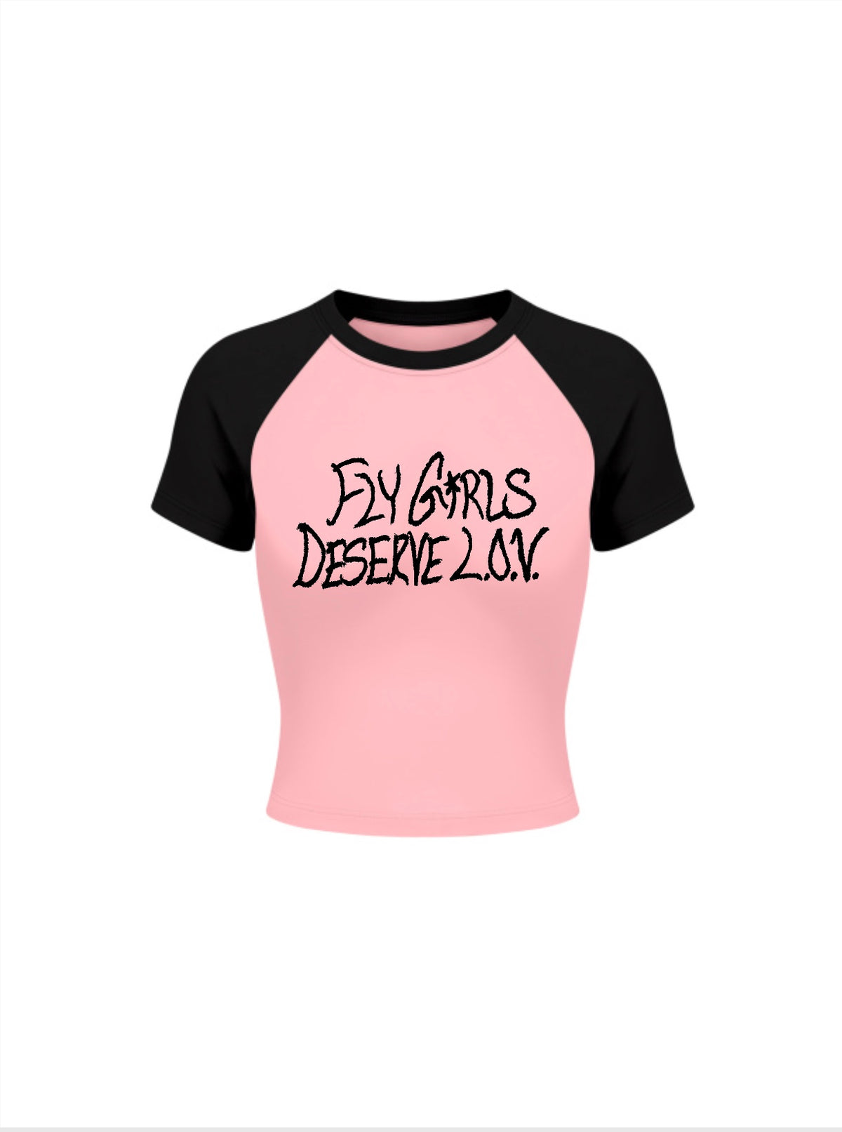 FLY GIRL "CROPPED" T-SHIRT